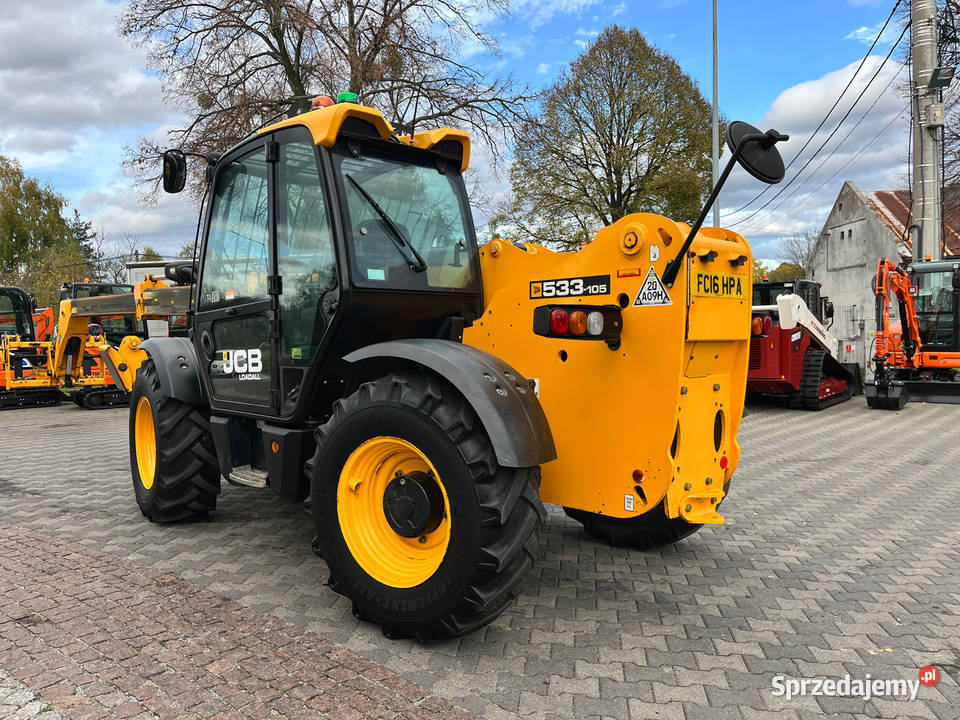 Ładowarka teleskopowa JCB 533105 diesel 105 m pełny VAT Pozostałe Kęty