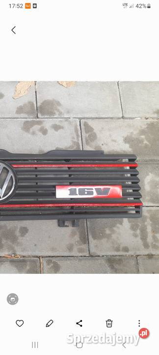 Emblemat znaczek na grill 16v vw sirocco mk2 osobowe dolnośląskie Karpacz sprzedam