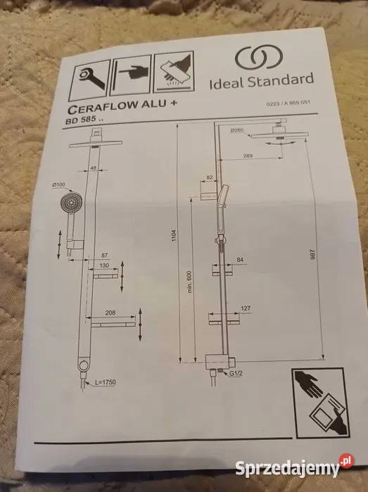 Zestaw prysznicowy Poznań sprzedam