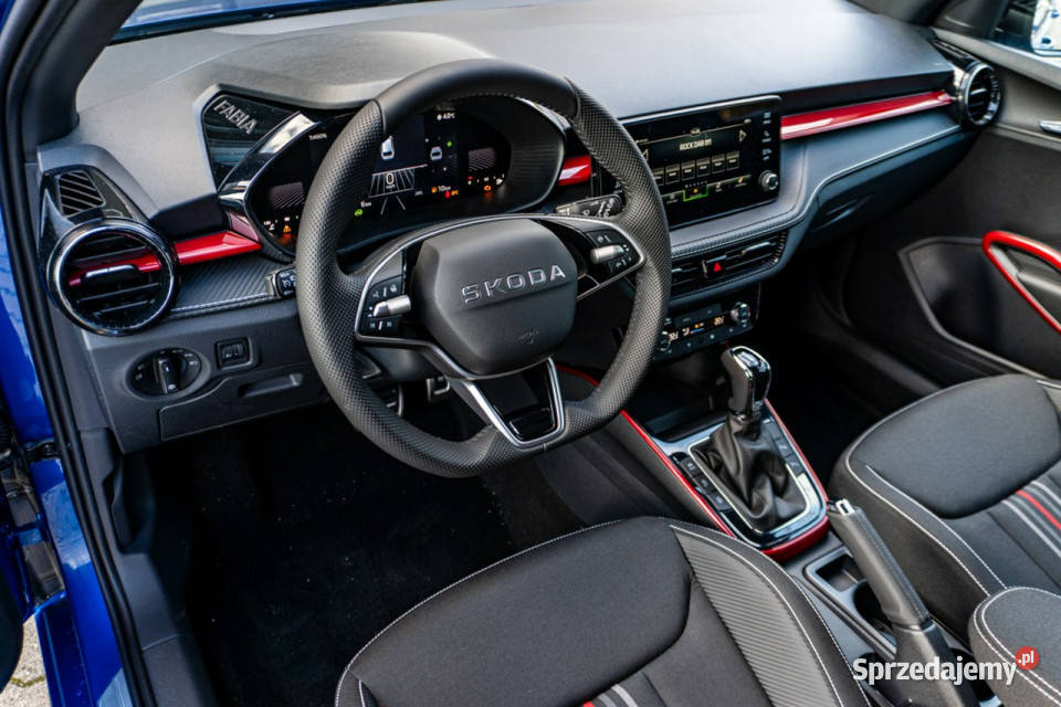 koda Fabia Monte Carlo 15 TSI 150 DSG Dostępny światła LED Łódź