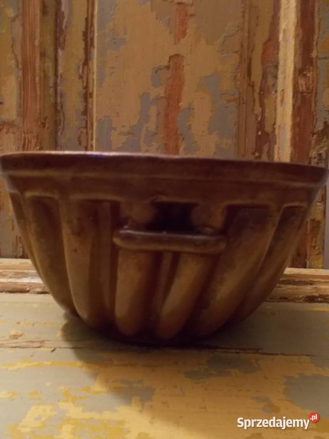 Stara Ceramiczna Forma do Babki Kamionka Bochnia sprzedam
