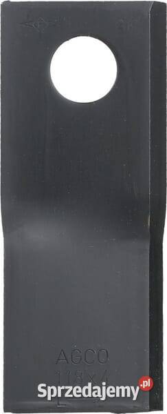 Nożyk kosiarki rotacyjnej lewy 118x48x4 mm otwór Kamionna sprzedam