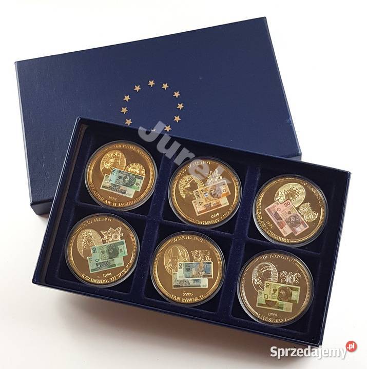Prezent Święta Moneta Banknot Złoto Srebro Karty