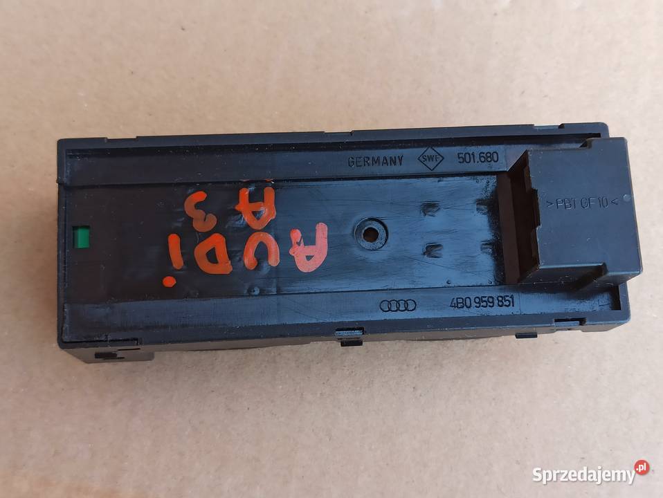 Audi A3 A6 przełącznik szyb lewy 4b0959851 osobowe Układ elektryczny Bolesławiec