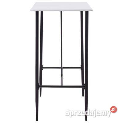 vidaXL Stolik barowy biały 120 x 60 x 110 mazowieckie Warszawa