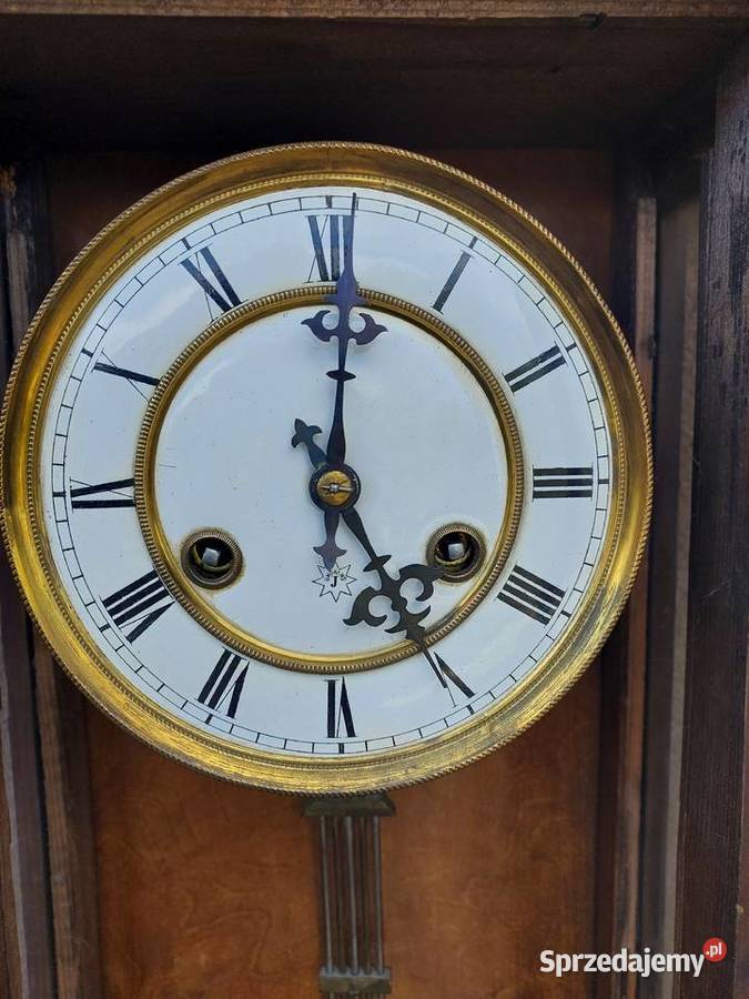 Stary zegar ścienny Junghans 1907r eklektyczny Tczew