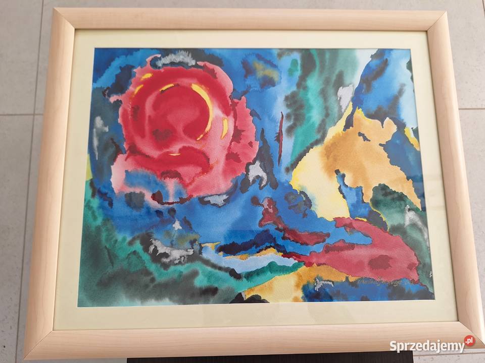 pejzaż abstrakcyjny Malarstwo