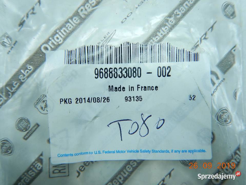 USZCZELKA TURBINY FIAT SCUDO 07 20 JTD ASO sprzedam