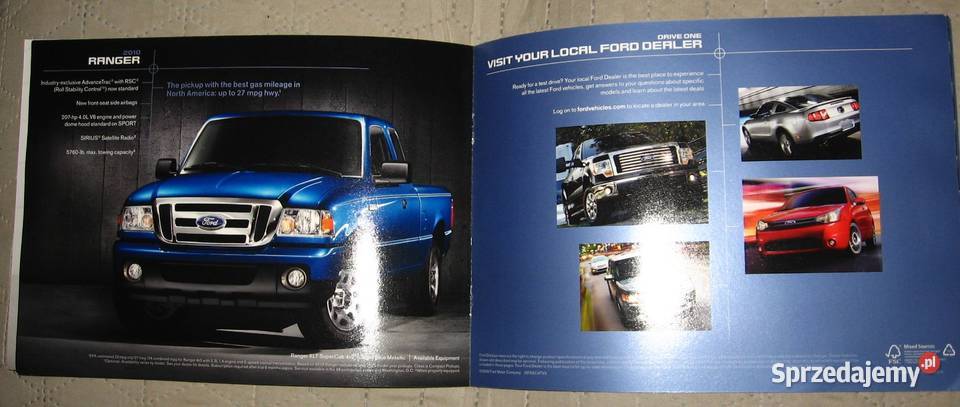 FORD 2010 The Lineup prospekt katalog Pozostałe Kępice