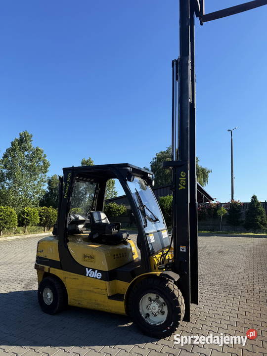 wózek widłowy YALE GLP30VX Triplex 460m LPG 3000