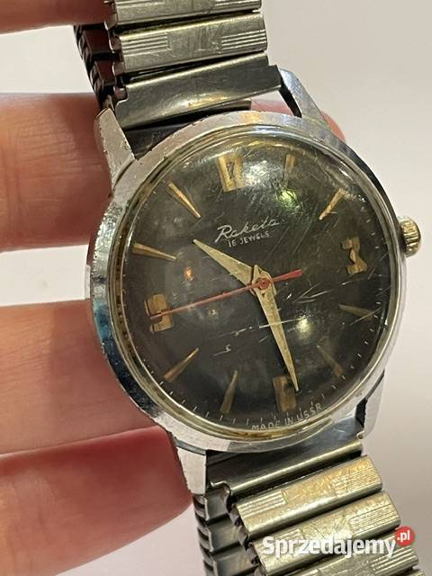Raketa radziecki zegarek mechaniczny Kraków