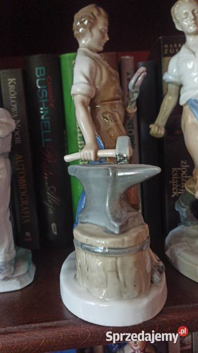 Figurka kowala Niemiecka figurka wyprodukowana w Gdańsk