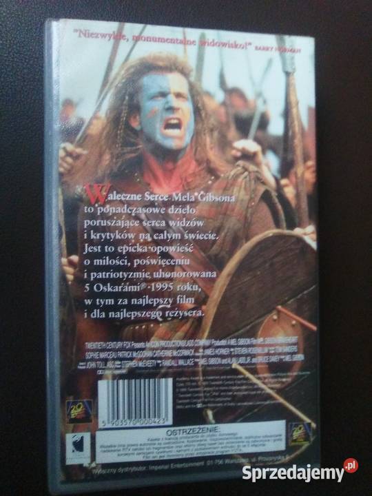 Braveheart kaseta VHS VHS Poznań sprzedam