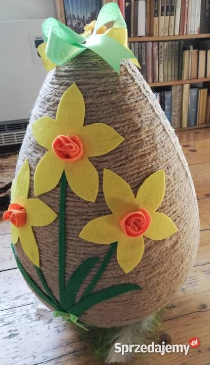 Stroik ozdoba aranżacja wielkanocne pisanki jaja