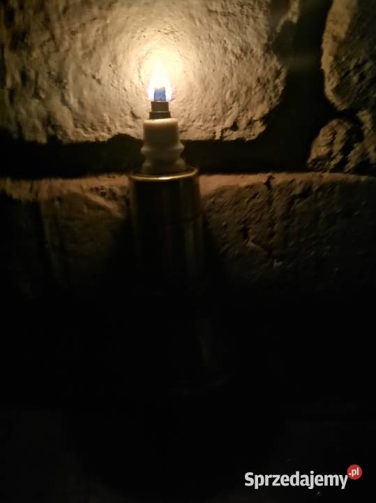 Stara lampa kolejowa na naftę Vintage Kraków