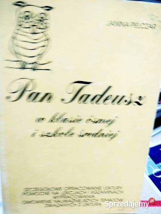 Pan Tadeusz w ósmej klasie polski antykwariat