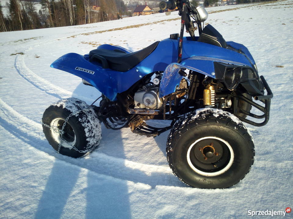 Quad 125 Podwójna Rama niebieski Bombardier Bobowa