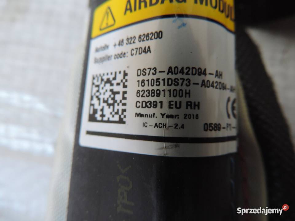 FORD MONDEO MK5 MKV HB KURTYNA AIRBAG PRAWA kujawsko-pomorskie