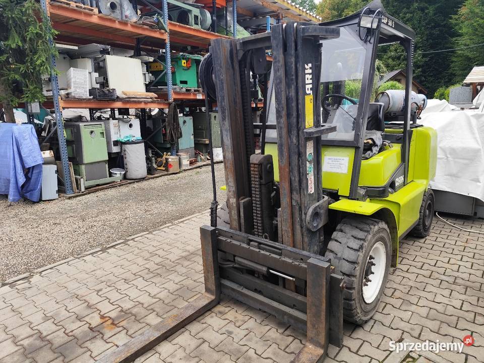 Wózek widłowy Clark LPG 5t i 4 t diesel Maków Podhalański