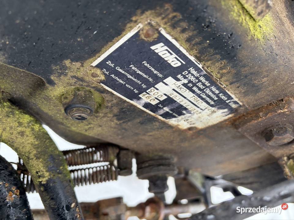 Mini traktor traktorek Hako dwie sztuki Myszyniec