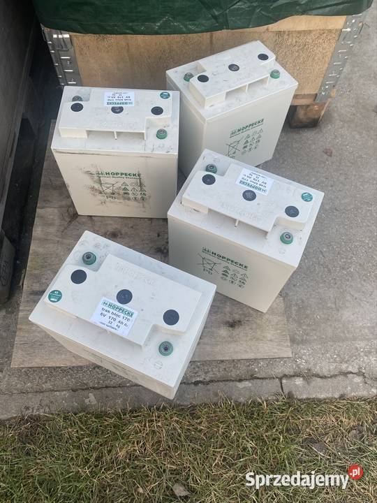 Zestaw baterii hoppecke prostownik Oborniki