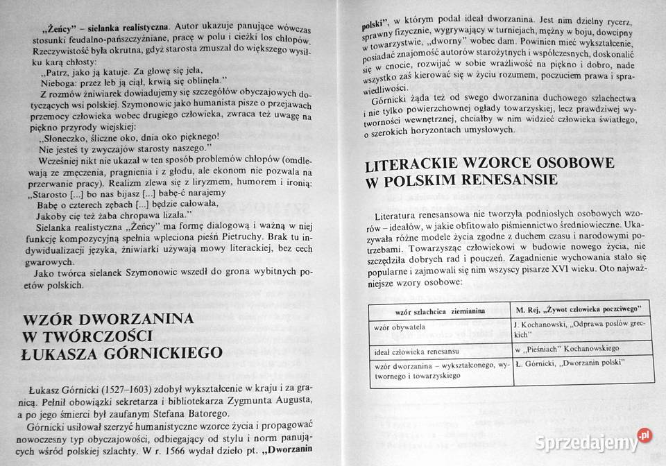 Ściąga z języka polskiego szkół średnich miękka lubelskie Chełm