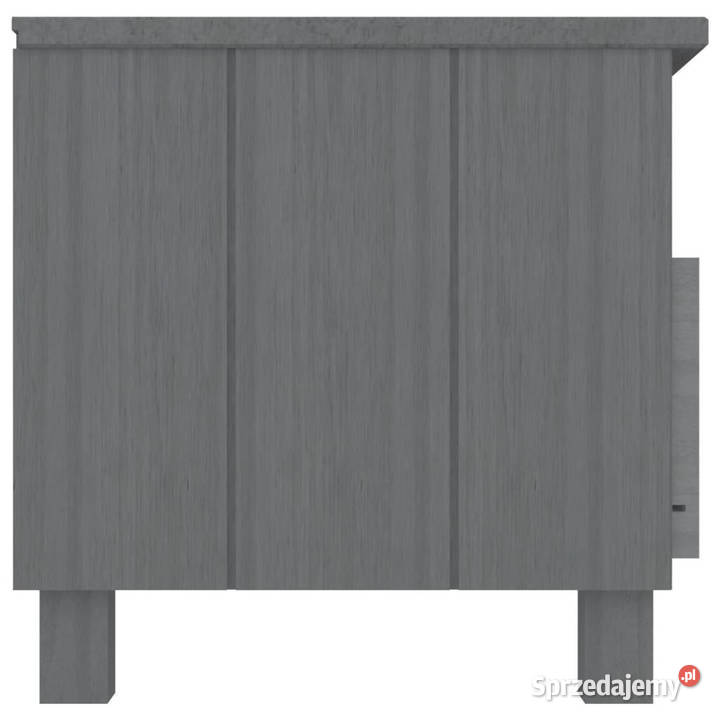 Szafka pod TV HAMAR ciemnoszara 106x40x40 drewno Warszawa