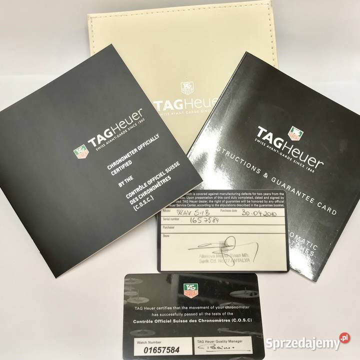 TAG Heuer Carrera CAS2112 boxpapiery Calibre 16 Warszawa