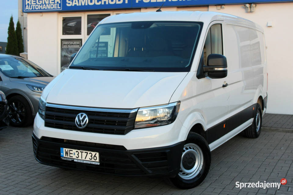 Volkswagen Crafter Niski FV23 SalonPL 3os Fotel zarejestrowany w Polsce mazowieckie sprzedam