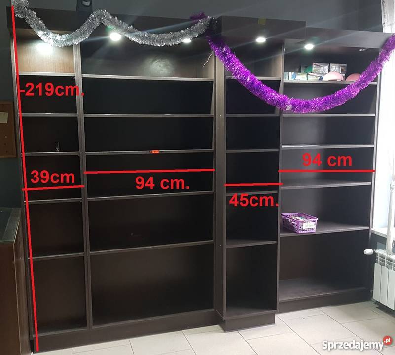 Meble sklepowe Szafy, regały, półki mazowieckie Warszawa