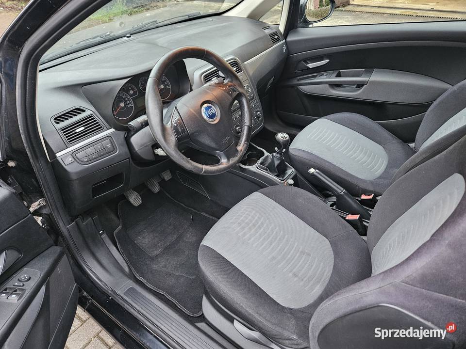 FIATA PUNTO 14 16V 95 LPG 3D Czarny śląskie Częstochowa