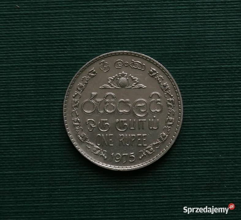 SRI LANKA 1 rupia 1975r Numizmatyka sprzedam