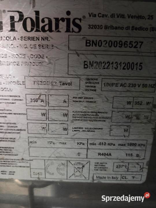 POLARIS TRECO 02 TAVOL Profesjonalny stół Krotoszyn