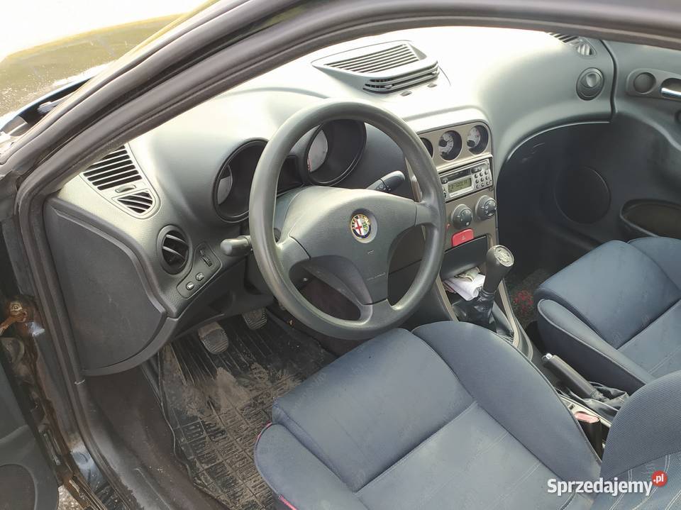 ŁadnaAlfa156TSpark16Benz1WłascCzarnaSprawna łódzkie