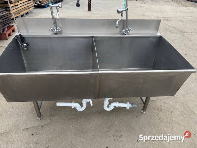 Basen gastronomiczny dwukomorowy głęboki z 2