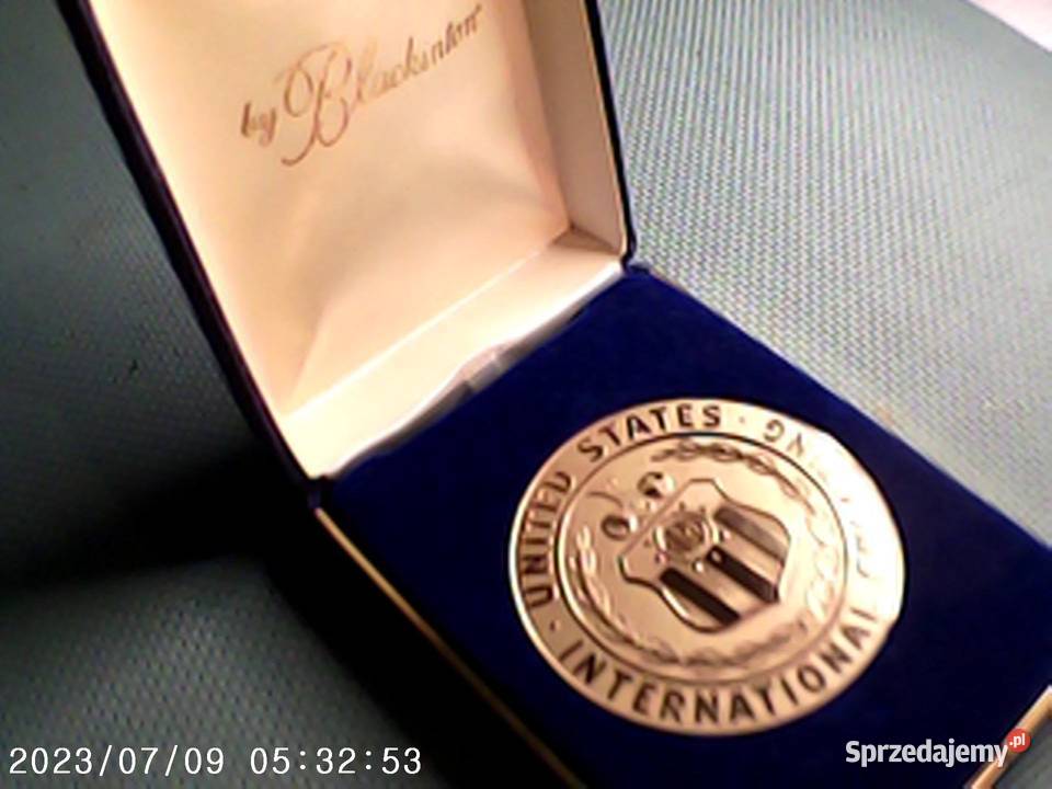 Piekny stary medal National Rifle Association of Warszawa