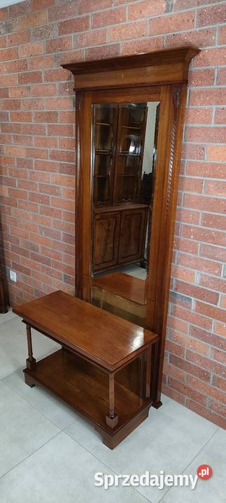 Piękne lustro z konsolą secesyjne lubuskie sprzedam