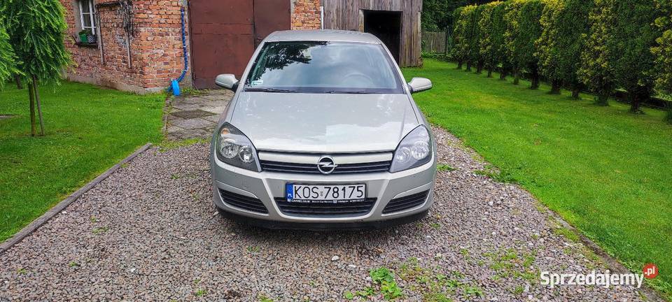 Opel astra h 16 benzyna srebrny małopolskie Oświęcim