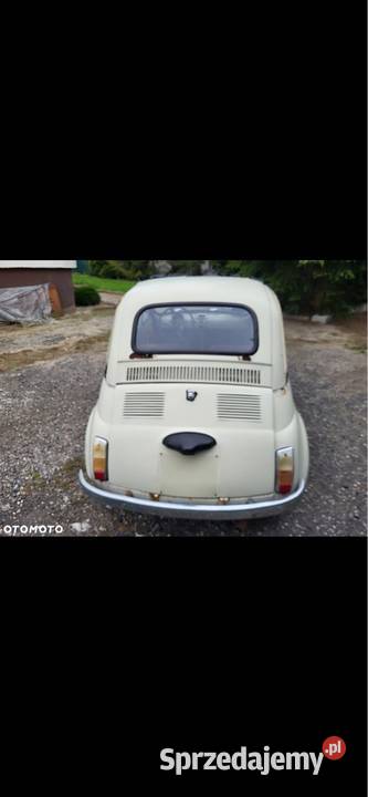 Fiat 500 F zarejestrowany Żółte tablice Kielce