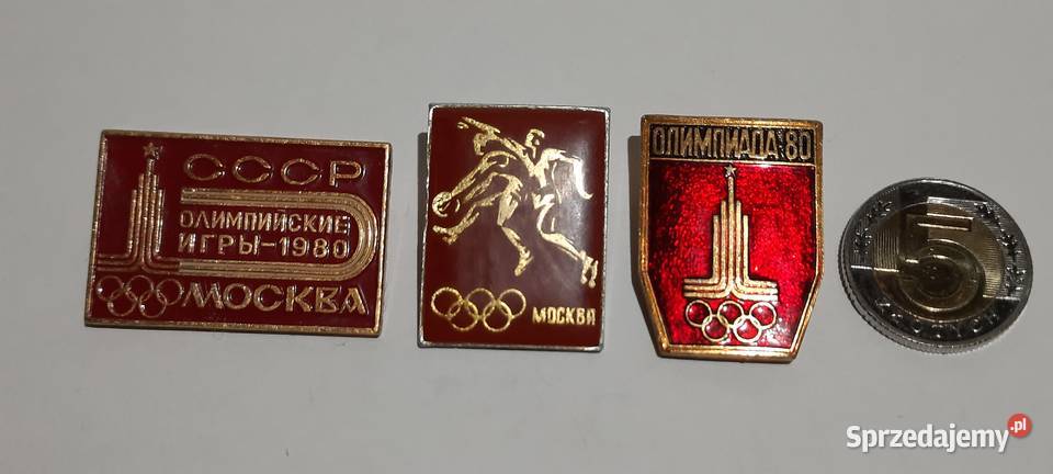 odznaki 3 Olimpiada Moskwa 1980 Rosja ZSRR 6