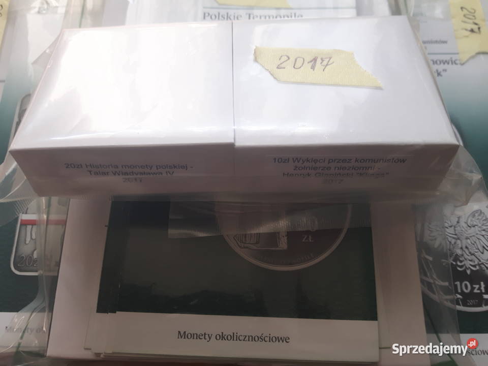 Monety srebrne kolekcjon 1020 komplet rocznik Kielce