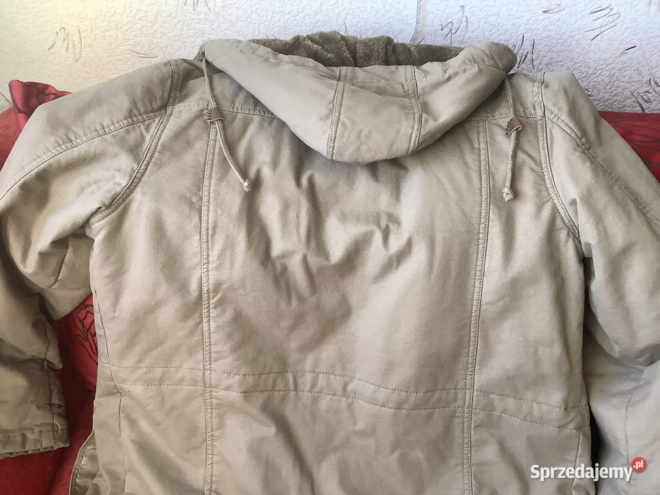 Kurtka meska ciepla z kapturem i z ciekawym Szczecin