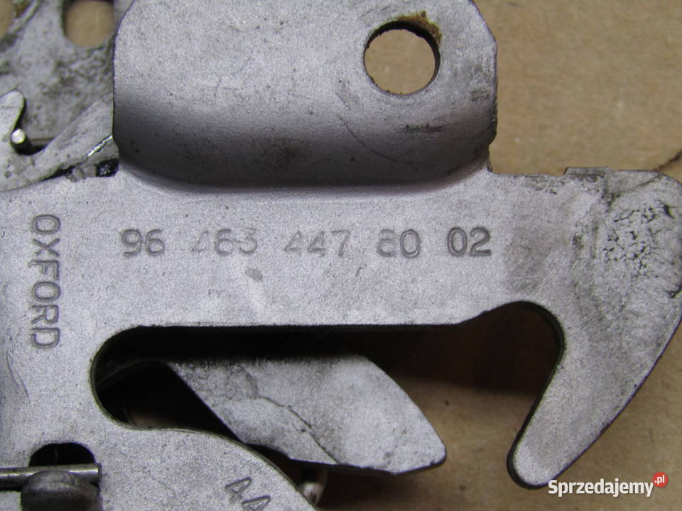 ZAMEK MASKI SILNIKA CITROEN C5 X7 9646344780 Mysłaków sprzedam