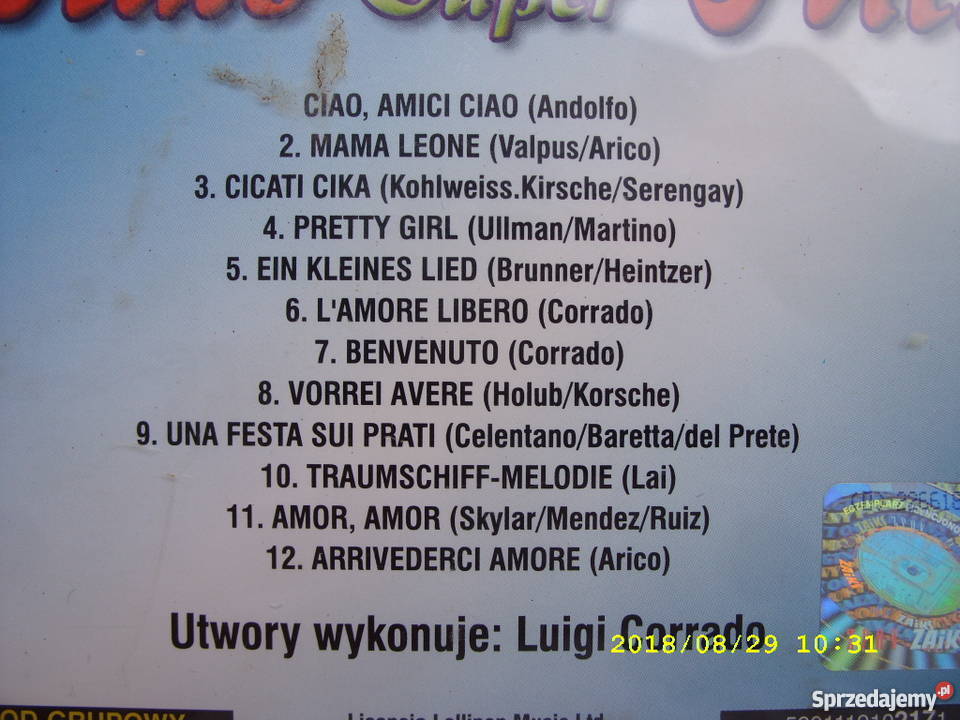 CD skladanka ITALO SUPER HITS CD Wołów