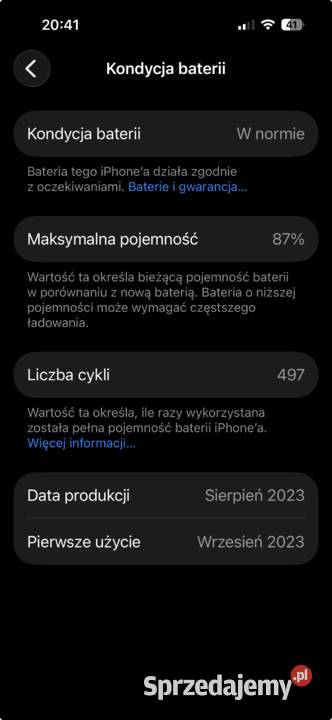 Iphone 15 żółtozłoty stan IDEALNY Apple / iPhone Jasionka