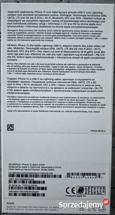 iPhone 12 Telefony komórkowe Warszawa