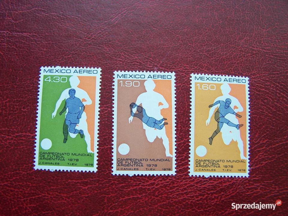 Meksyk 1978 MNH Mi 158890 Sport Piłka nożna MŚ Filatelistyka śląskie Tychy