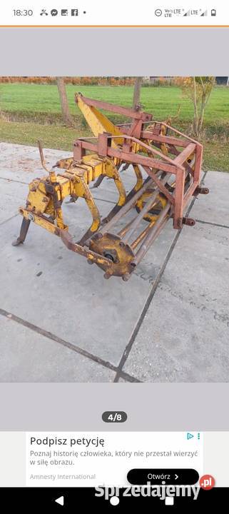 Głębosz bezorkowiec Rumptstad z wałem nieuszkodzony kujawsko-pomorskie Stolno sprzedam