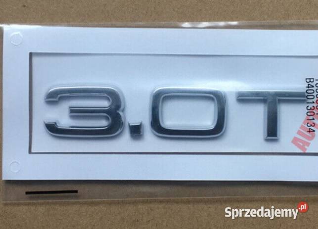 NOWE logo klejane 30T srebrny emblemat znaczek Akcesoria samochodowe