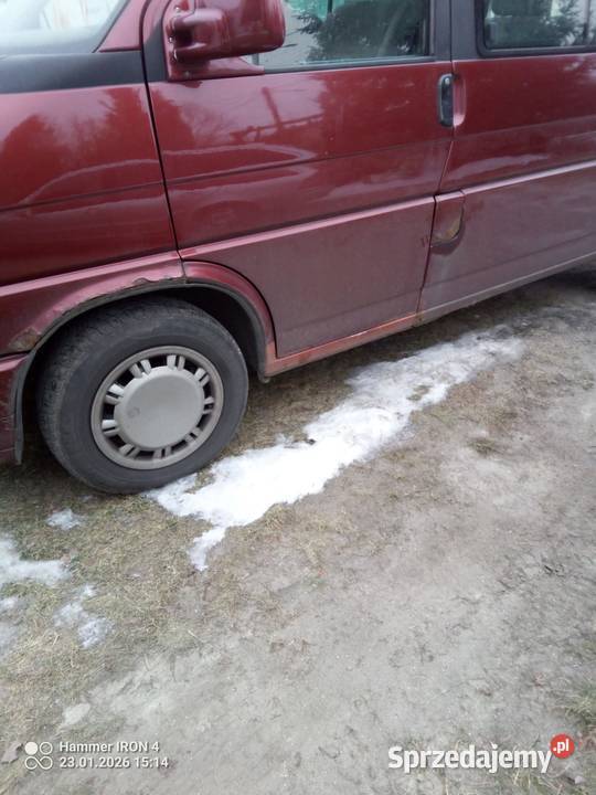 VW Transporter 19TD 68 7 osobowy HAK Rok produkcji 1994 Motoryzacja Janów